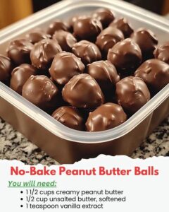No-Bake Peanut Butter Balls