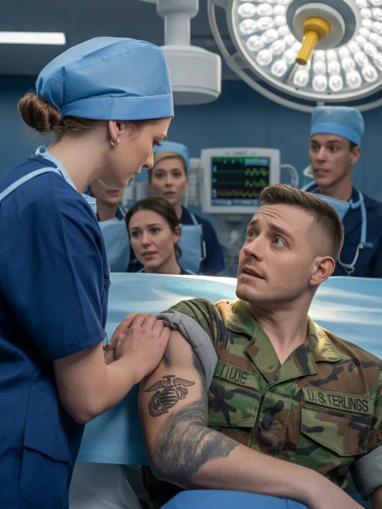 Marine Commander Refused Help… Until the Nurse Showed Her Unit Tattoo