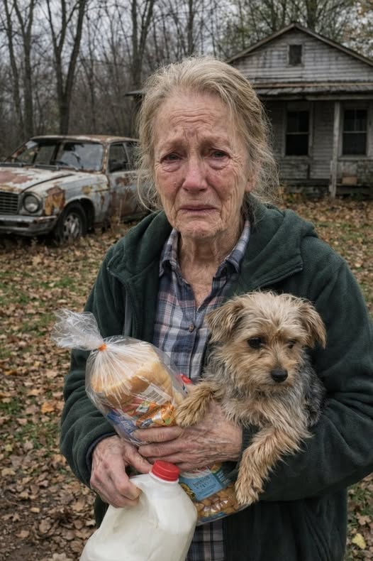 I Paid for a Struggling Grandma at the Grocery Store – Three Days Later, the Clerk Came to My Door with Her Final Request