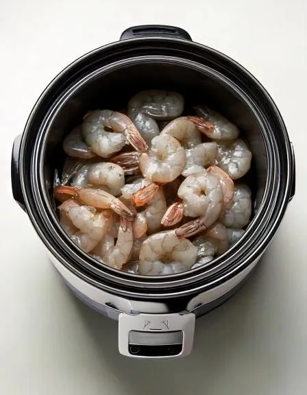 Slow Cooker 5-Ingredient Garlic Butter Shrimp: An Elegant, Effortless Delight