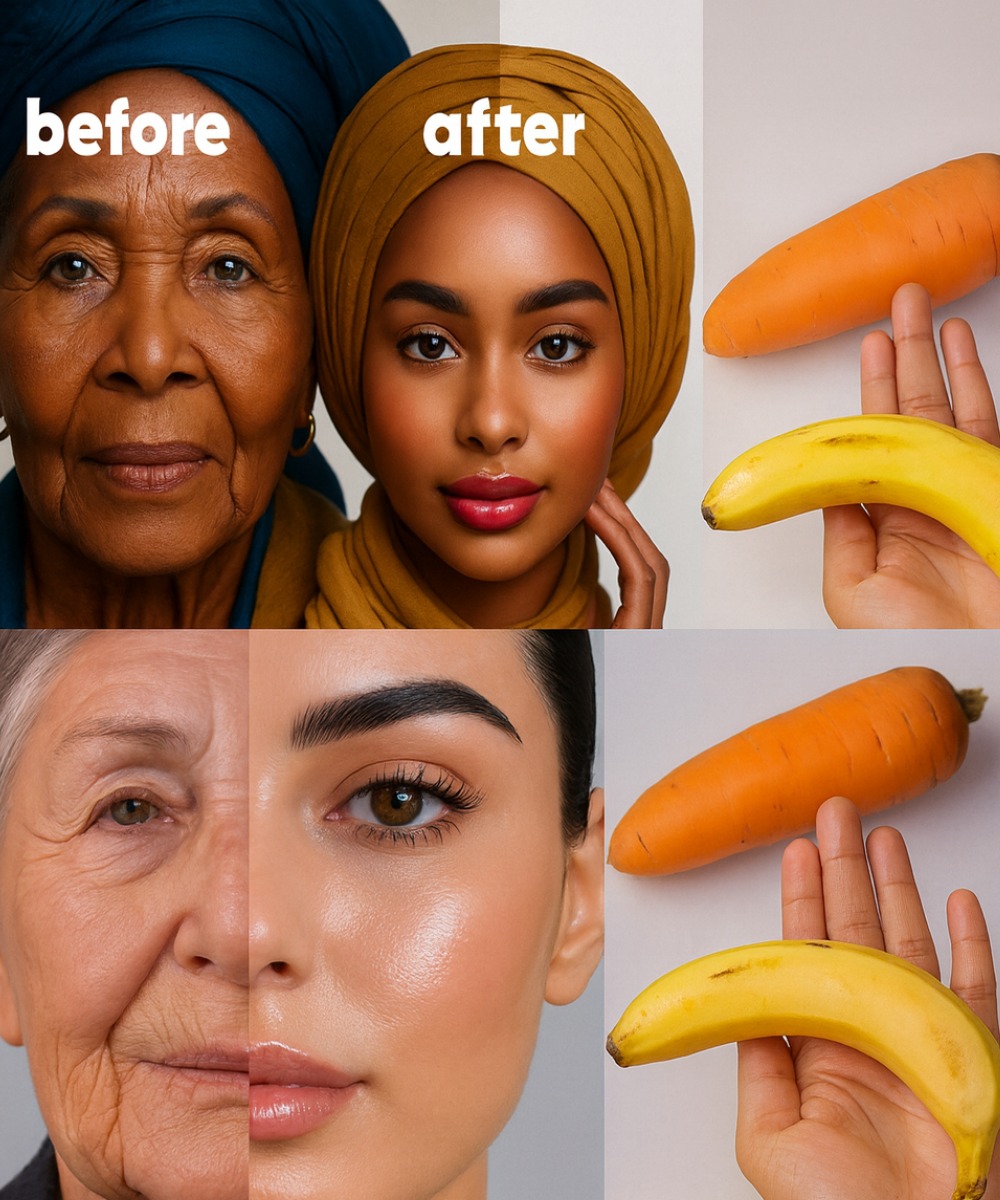 Glow Like Never Before: The Banana-Carrot Face Mask That Actually Reverses Aging Signs
