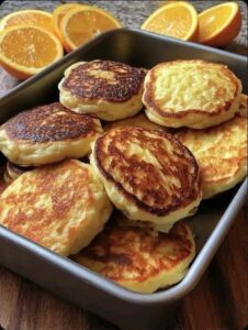 Fluffy Orange-Infused Pancakes