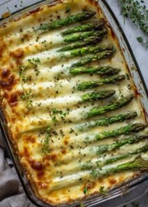 Cheesy Asparagus Casserole: The Elegant Comfort Food That Makes Vegetables Irresistible!