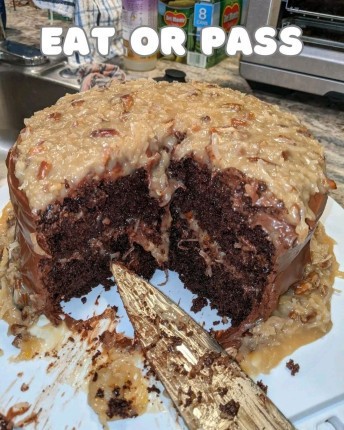 Homemade German Chocolate Cake