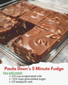 Paula Deen’s 5-Minute Fudge