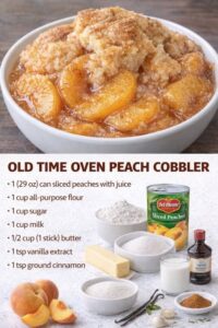 Peach Cobbler Recipe: Irresistible and Classic