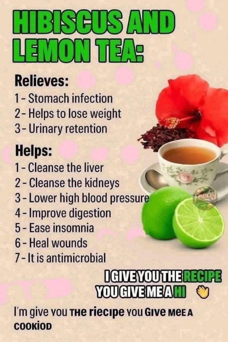 Hibiscus and Lemon Tea