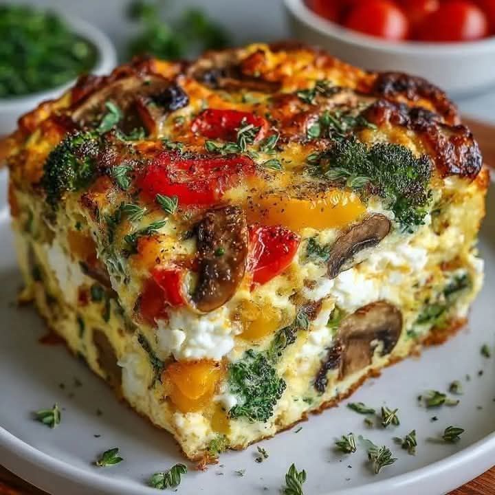 Veggie-Packed Baked Egg Casserole