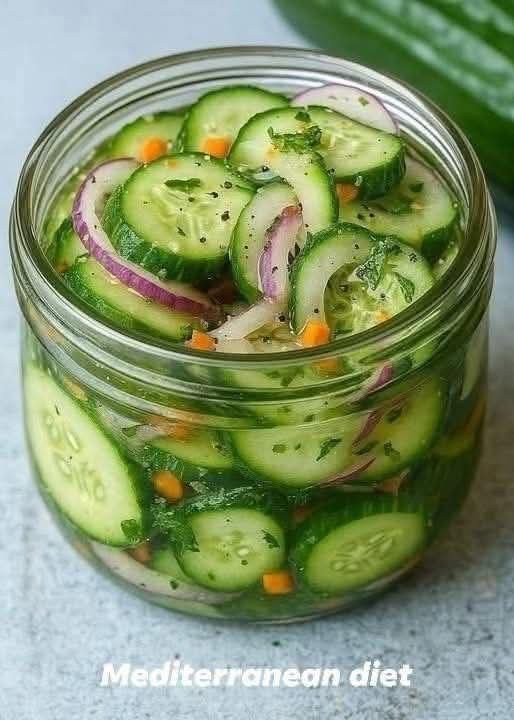 Fresh Pickled Cucumber Salad