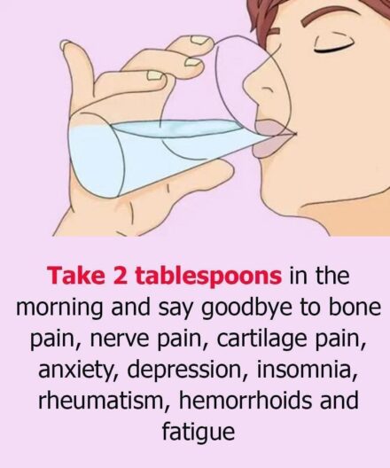 Natural morning drink to relieve pain and improve overall health