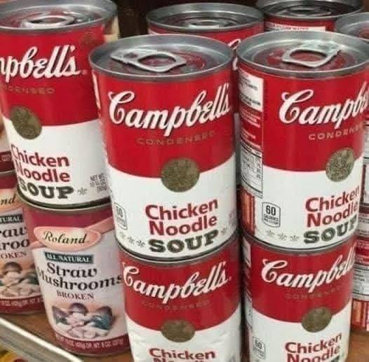 You might want to go and buy the soup, better stock up while you still can Check the first comment why .