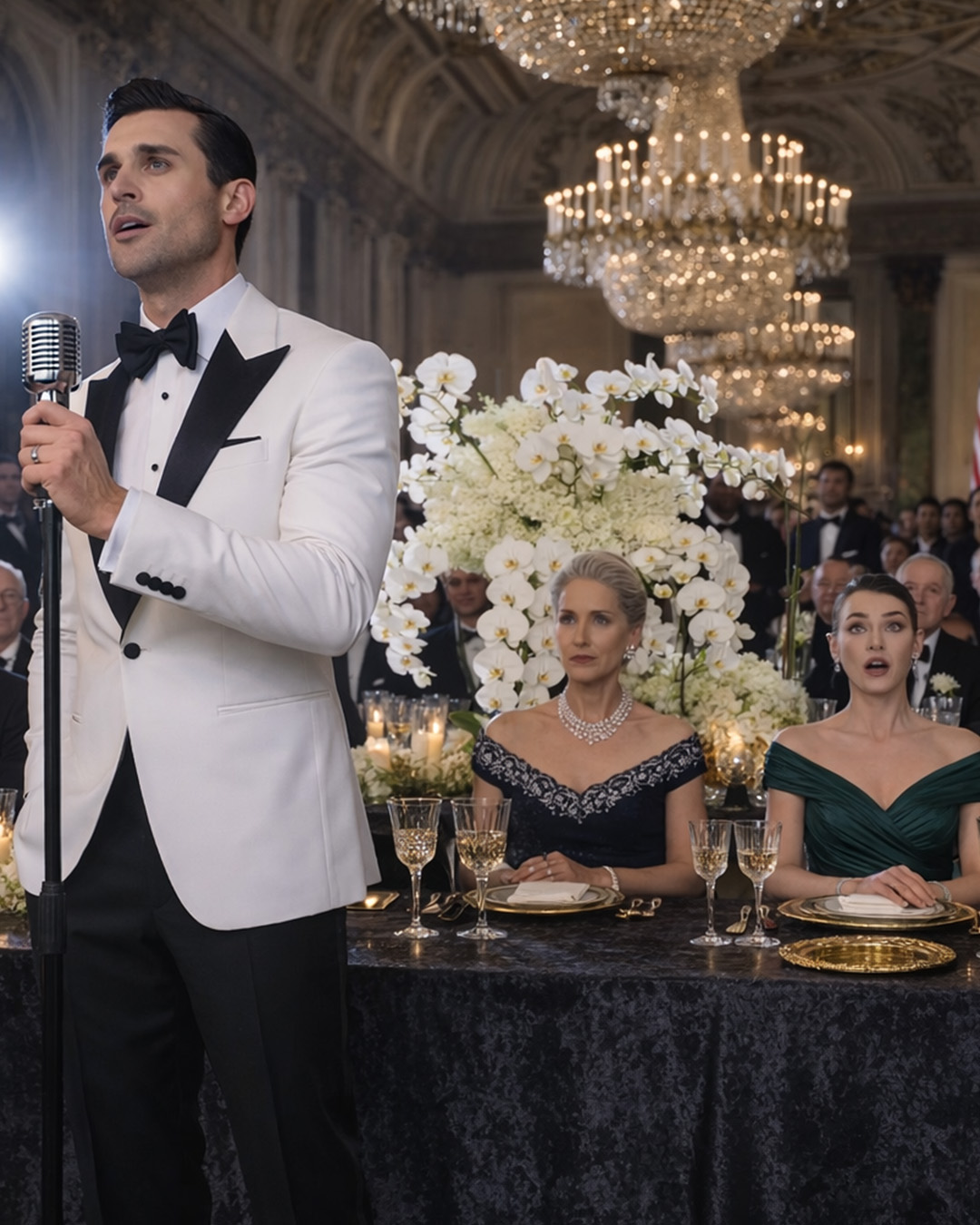 At the wedding reception, my sister publicly mocked me in front of all the guests, calling me a “single mother nobody wants.” I was stunned when my mother added, “She’s damaged goods.” At that moment, the groom stood up and grabbed the microphone. He didn’t look at the bride. He looked straight at me and said something that silenced the entire room.