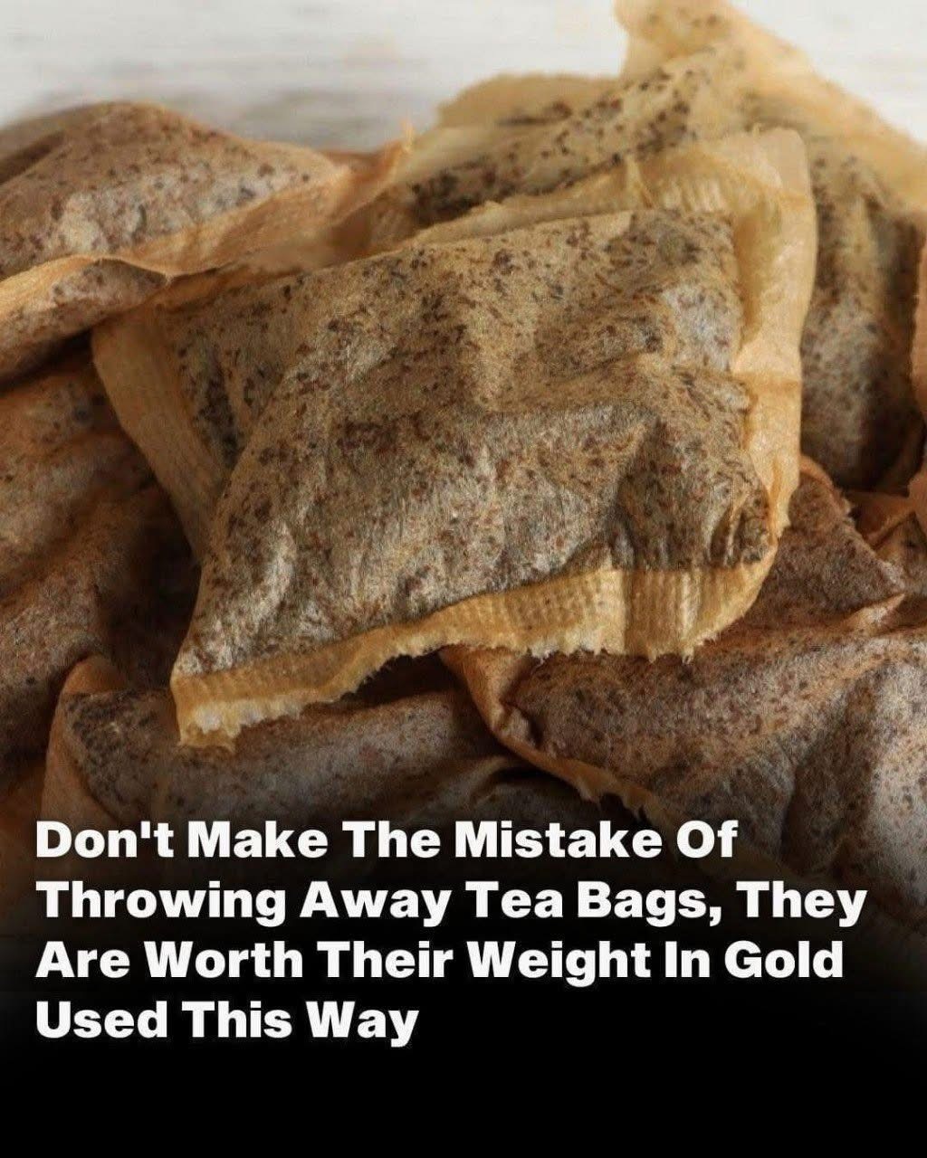 Amazing Ways To Reuse Your Old Teabags
