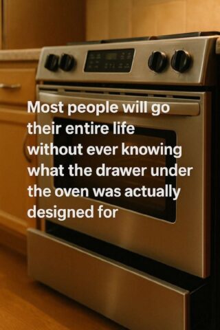 Many people go their whole lives without realizing the true purpose of the drawer beneath the oven