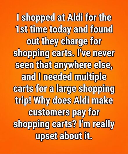 The Surprising Reason Why Aldi Charges Customers To Use Shopping Carts