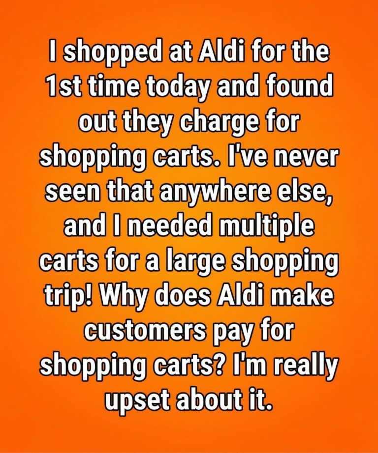 The Surprising Reason Why Aldi Charges Customers To Use Shopping Carts