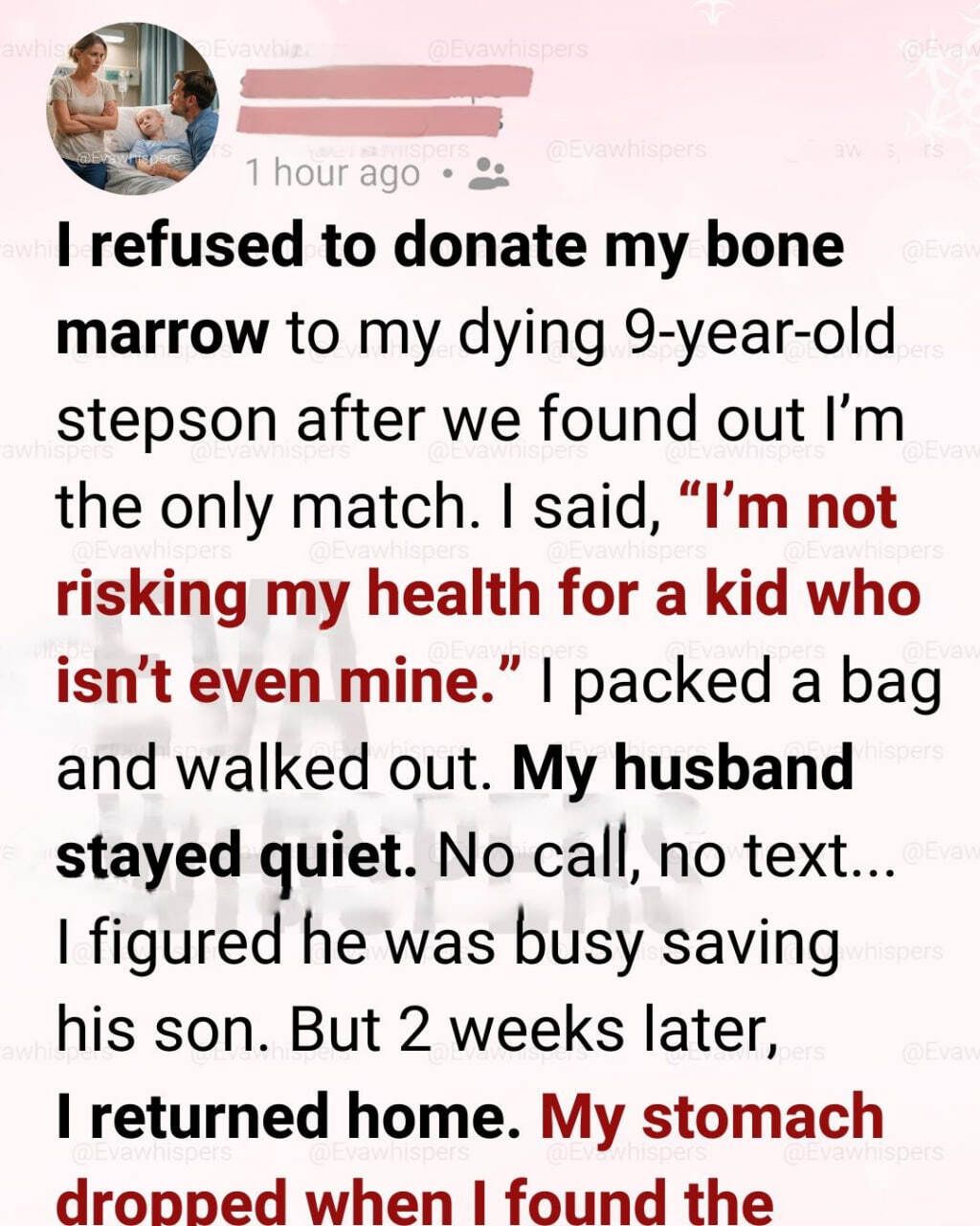 I Refused to Help My Stepson When He Needed Me Most. Two Weeks Later, I Came Home to Something That Changed Me Forever.