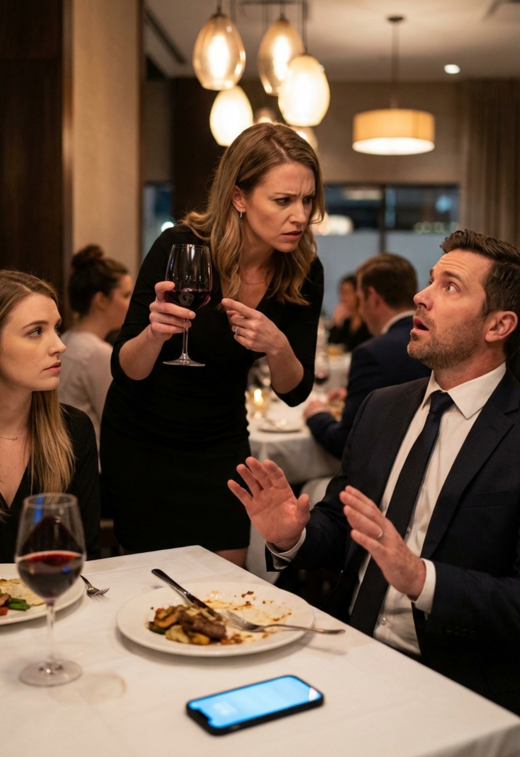 In the middle of a dinner with friends, my husband raised his glass and, with a cruel smile, said, “I only married her out of pity. Nobody else wanted her.”