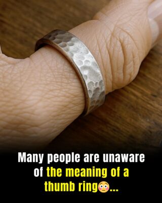 The hidden meaning of thumb rings for women and men