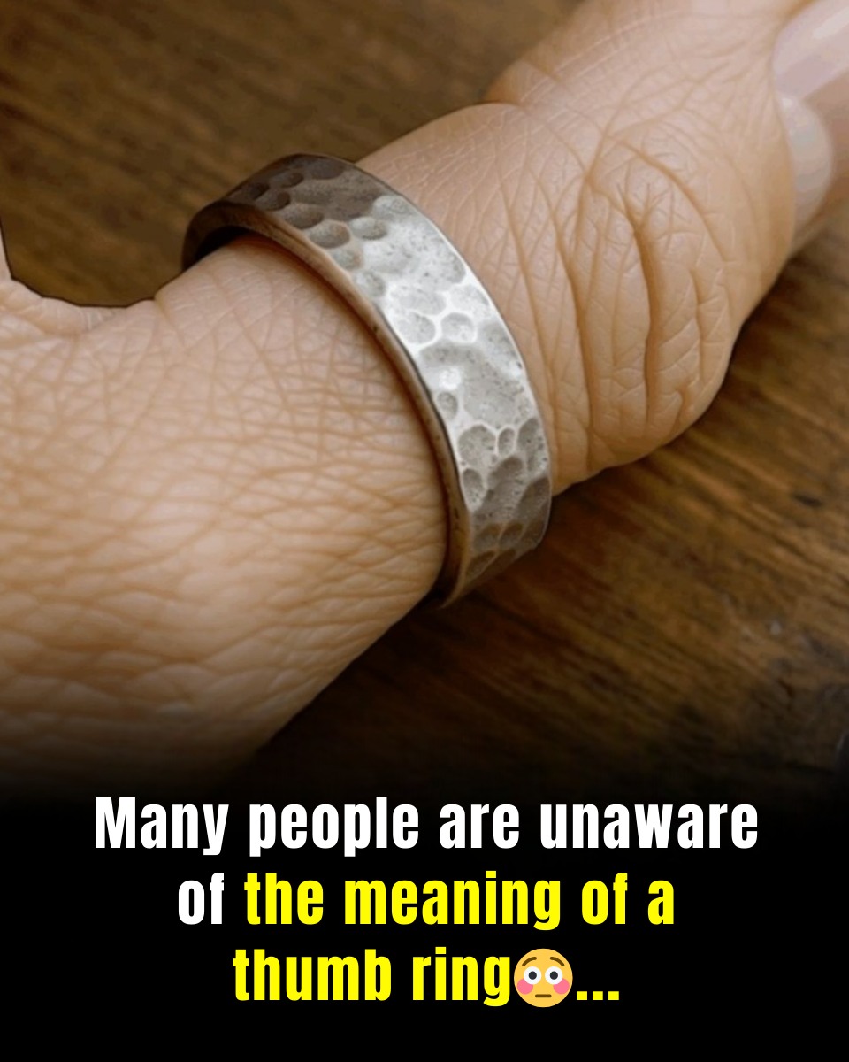 The hidden meaning of thumb rings for women and men