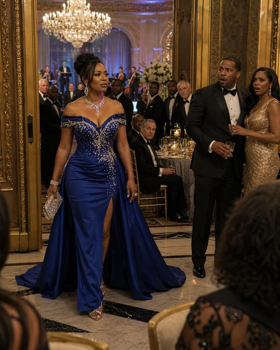 My husband burned my only nice dress, so I couldn’t attend his promotion party. And when…