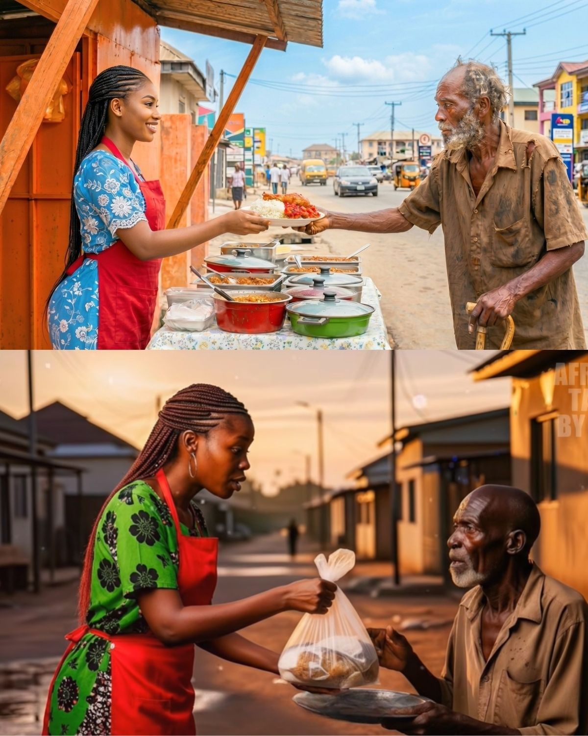 Poor Waitress Gave Food to an Old Man Every Day… One Morning, a Luxury SUV Arrived at Her Door