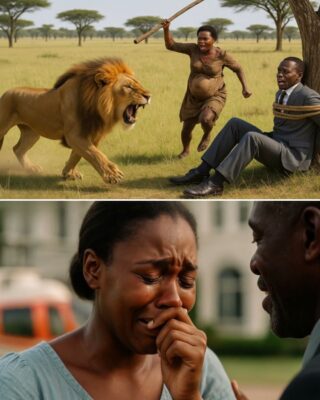 A Homeless Pregnant Woman Saves Man From Lion Unaware He Was A Billionaire Heir