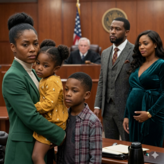 Five minutes after signing the divorce papers, my ex-husband called his pregnant mistress and said, “Your son will carry our family name.”